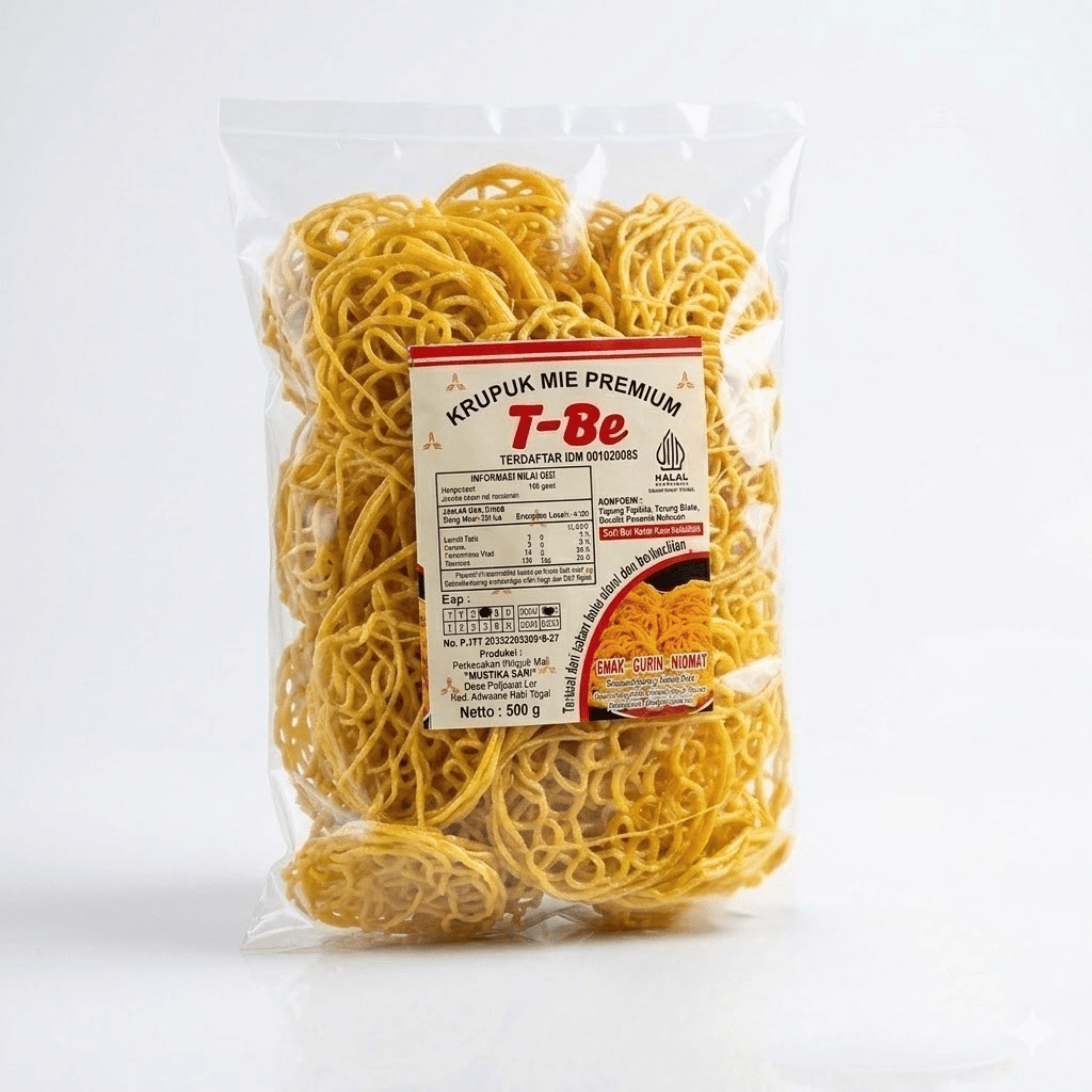 Krupuk Mie Mentah Kemasan