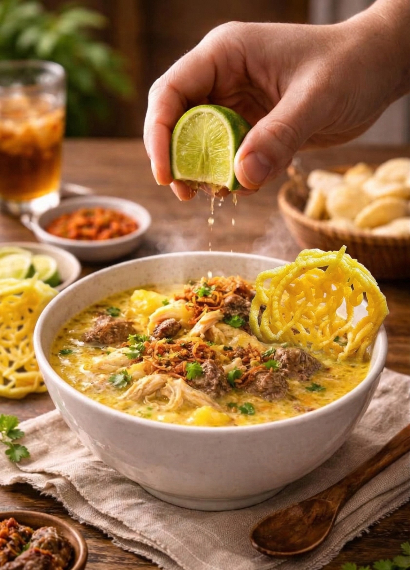 Disajikan dengan Asinan